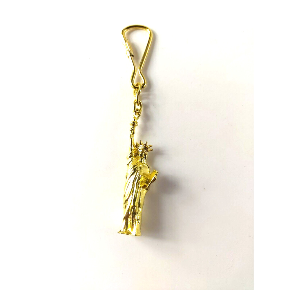 Statue Of Liberty Goldstone Keychain